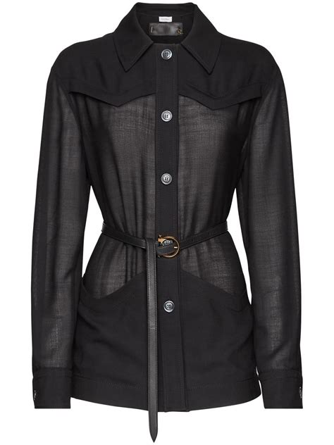 belted zig zag coat ferragamo|ferragamo jacket.